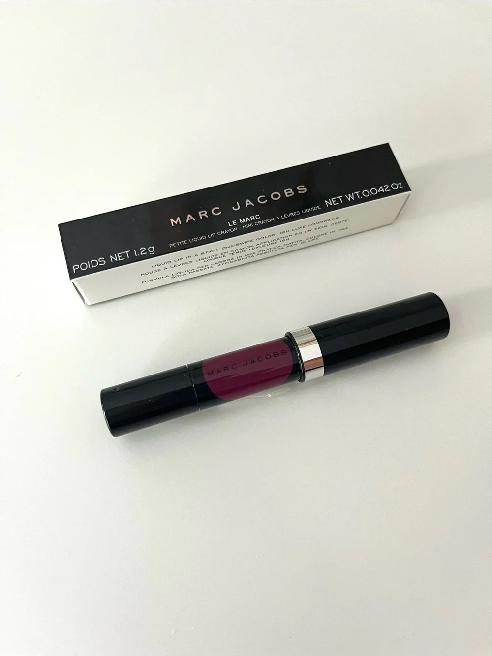 MARC JACOBS Creamy Lip Crayon, #360 Plum N Get It, NWT